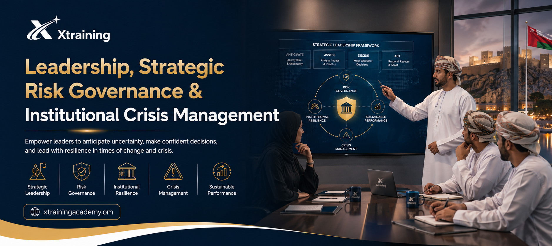 Leadership, Strategic Risk Governance & Institutional  Crisis Management